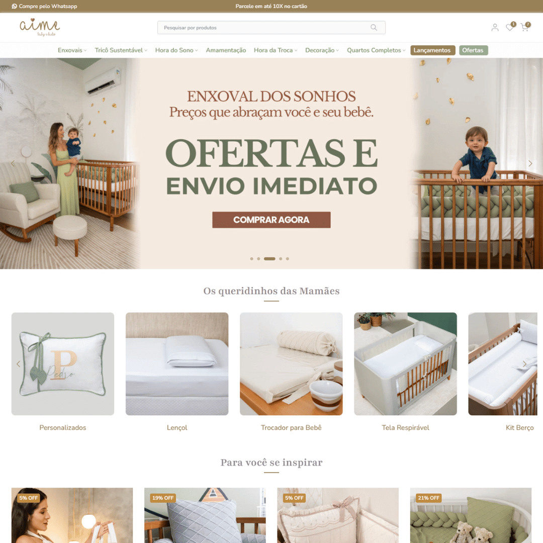 migração de loja virtual da tray para shopify aime