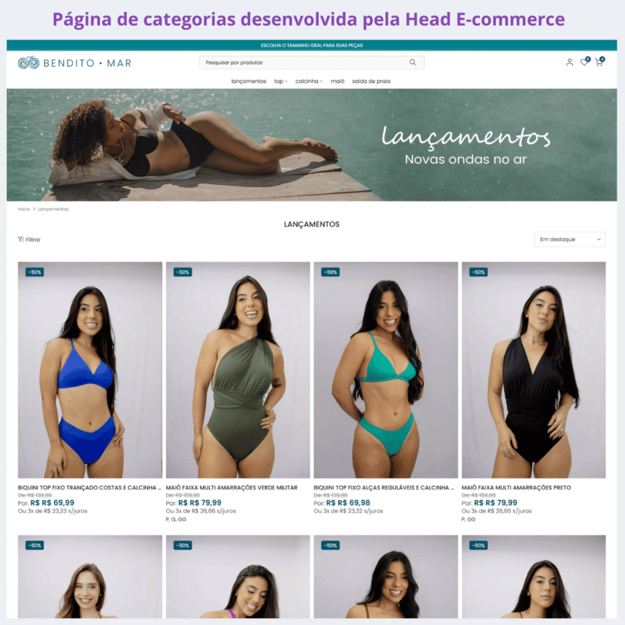 Portifolio head e-commerce desenvolvimento de loja virtual na shopify 7