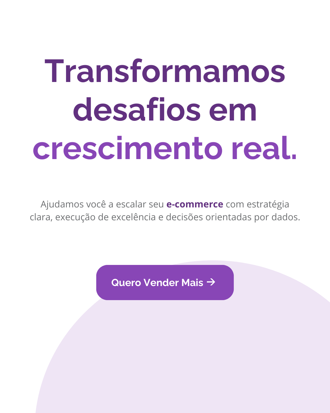 consultoria CRO para e-commerce banner principal mobile
